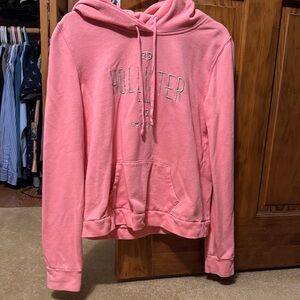 Hollister Coral Pink Hoodie for Women